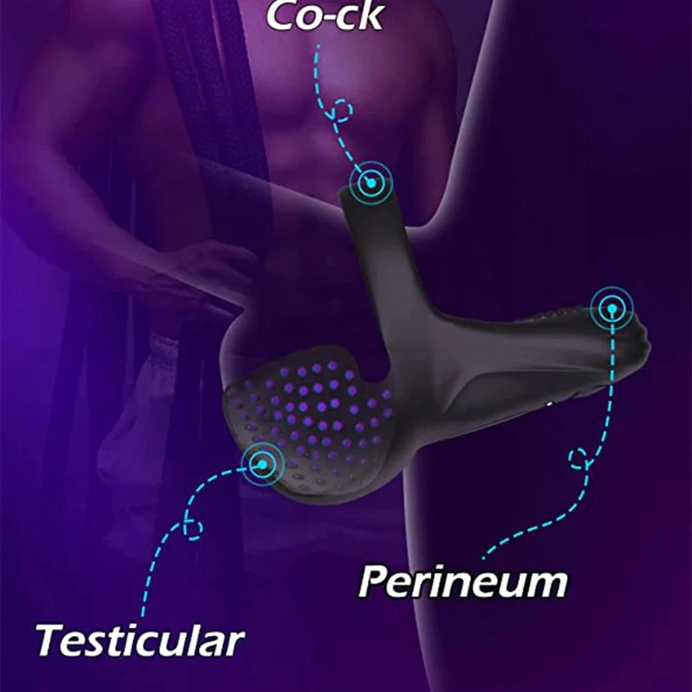 Silicone Remote Control Vibrating Cock Ring — Penis Ring with Strong Vibrations