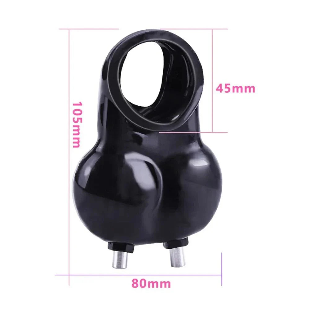 Varied Electro-Shock Penis Ring with dual electrodes for electro-stim play and precise prostate and urethra stimulation.