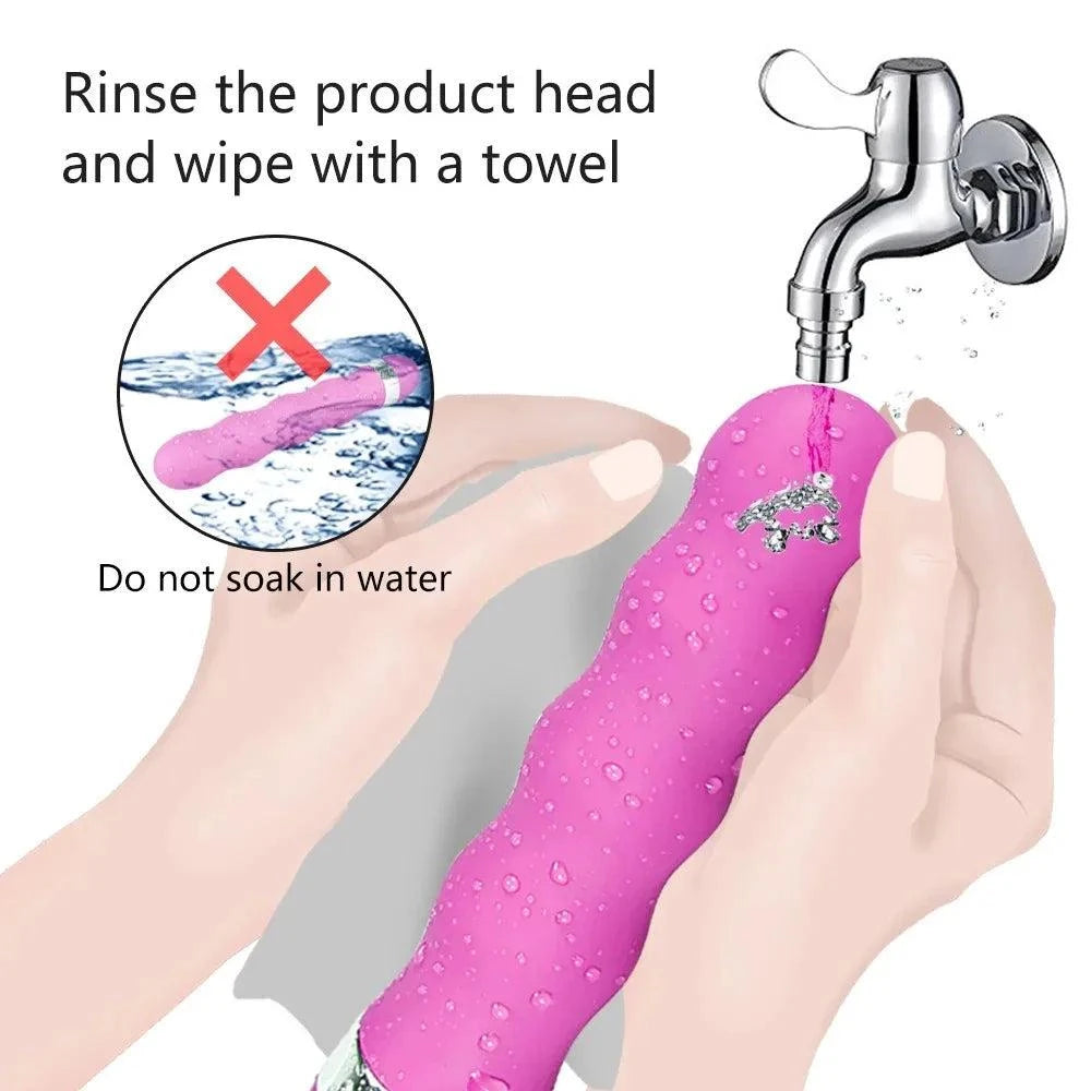 AV Stick & Anal Beads Dildo Vibrator Kit — G-Spot & Plug Attachment Set