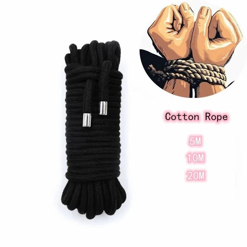 Cuerda de bondage japonesa de alta calidad: accesorio shibari/kinbaku para atar y juegos de rol.