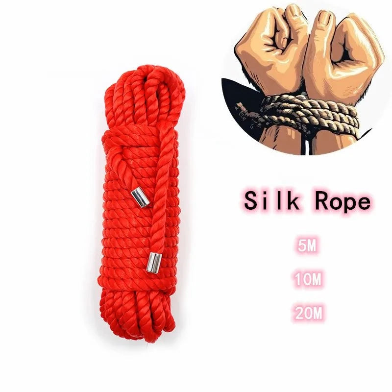Cuerda de bondage japonesa de alta calidad: accesorio shibari/kinbaku para atar y juegos de rol.