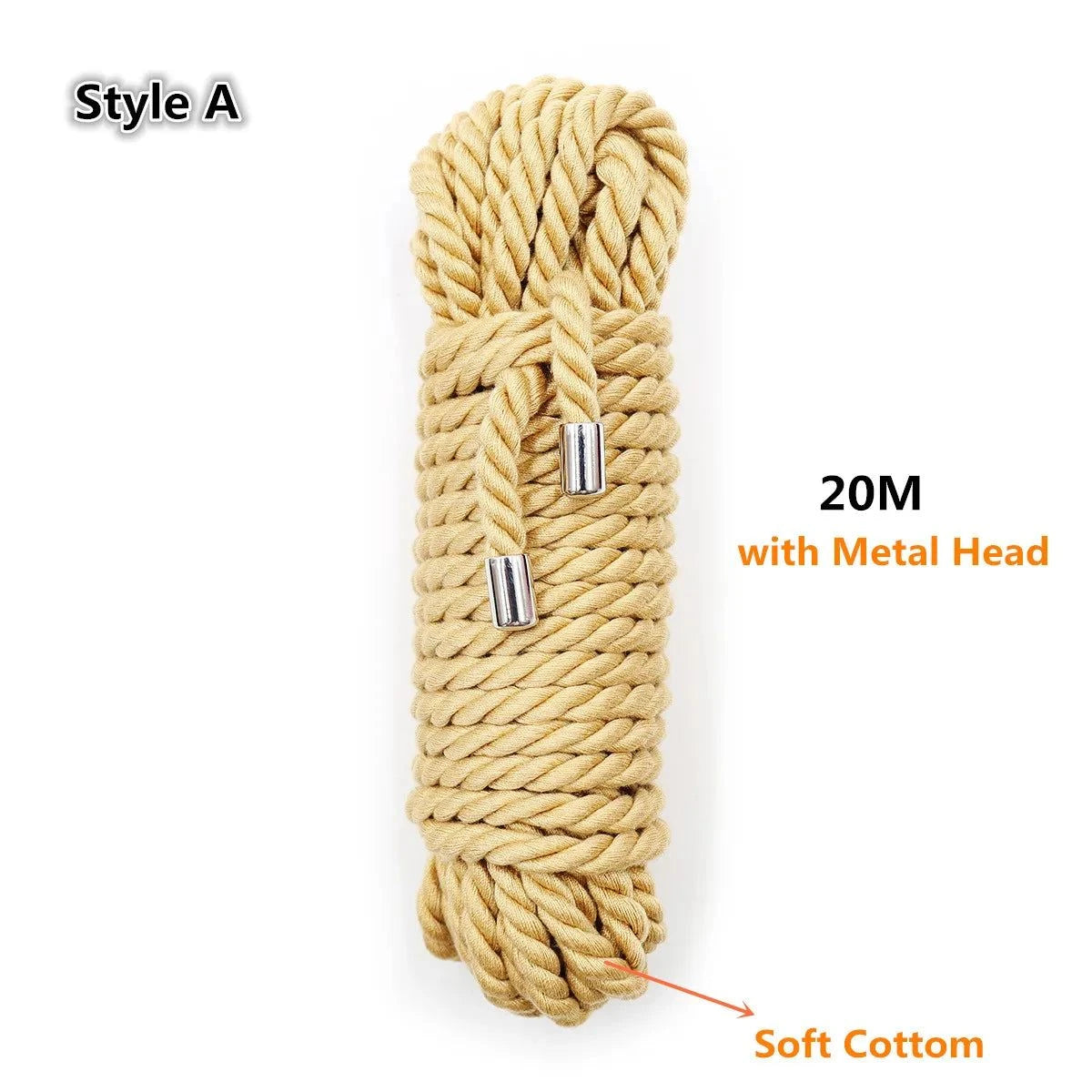 Cuerda de bondage japonesa de alta calidad: accesorio shibari/kinbaku para atar y juegos de rol.