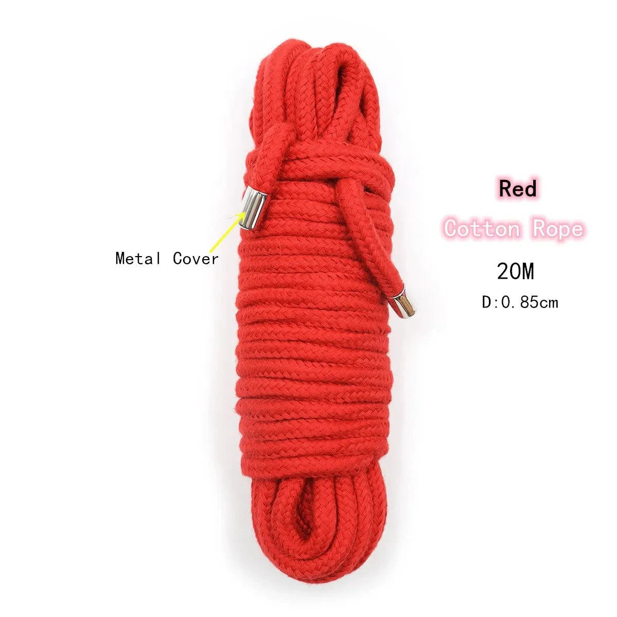 Cuerda de bondage japonesa de alta calidad: accesorio shibari/kinbaku para atar y juegos de rol.