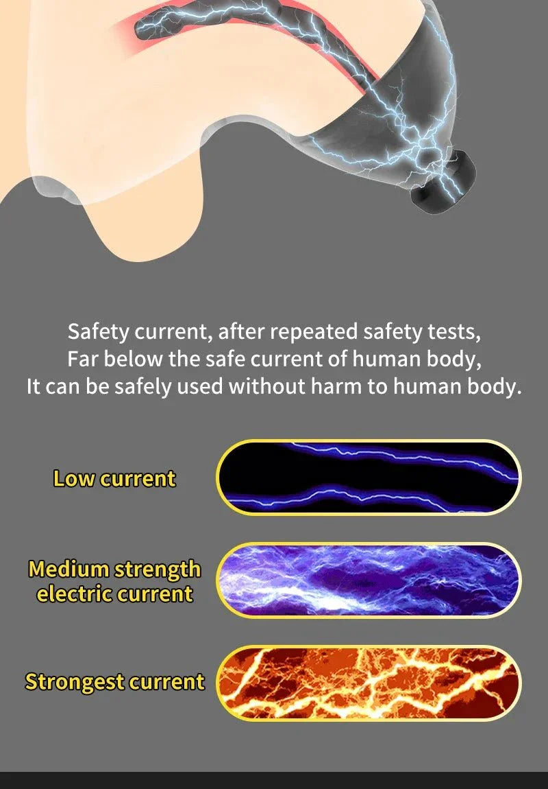 Electric Shock Penis Plug with adjustable current levels for safe electro stimulation and chastity play