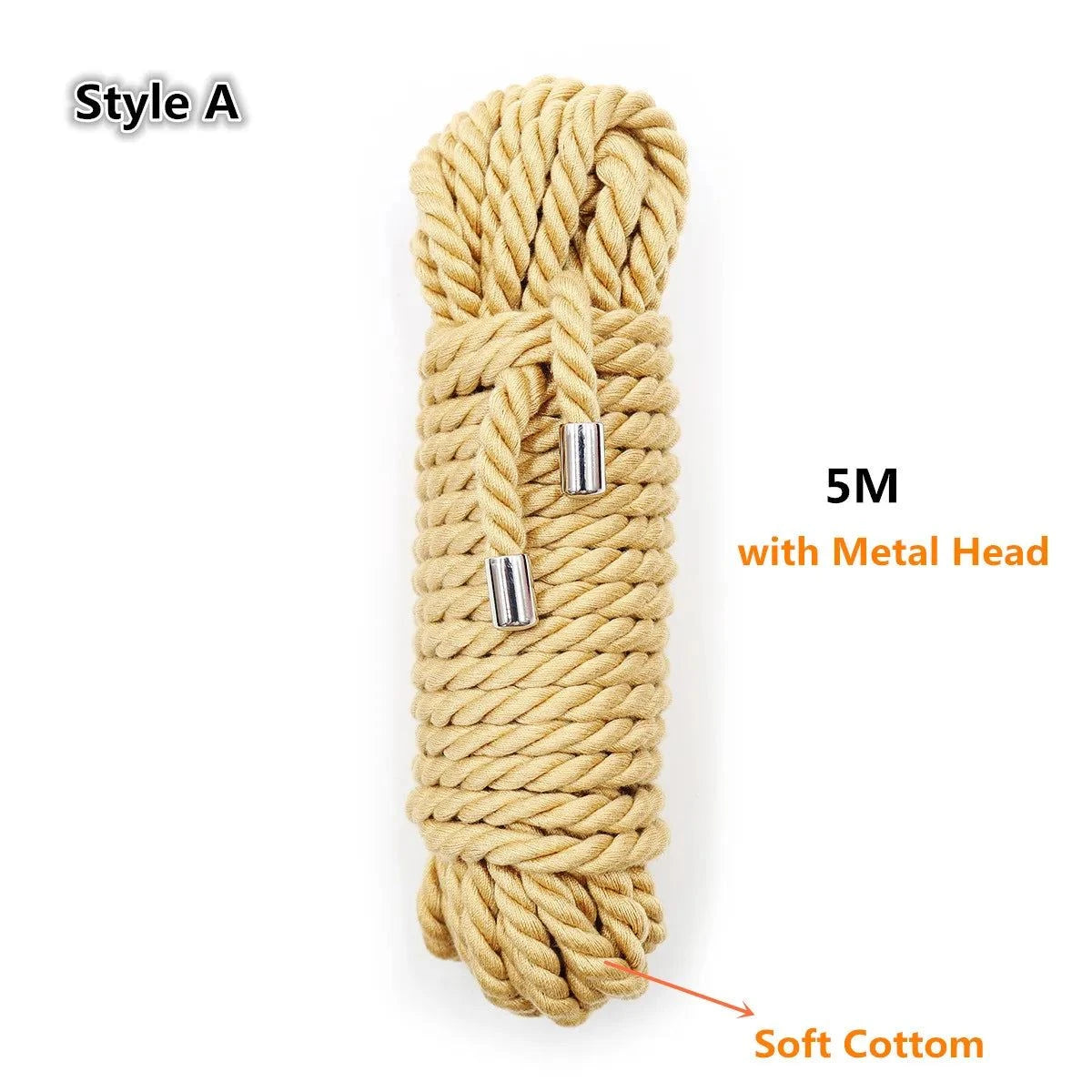 Cuerda de bondage japonesa de alta calidad: accesorio shibari/kinbaku para atar y juegos de rol.