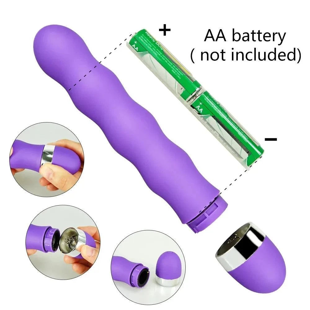 AV Stick & Anal Beads Dildo Vibrator Kit — G-Spot & Plug Attachment Set