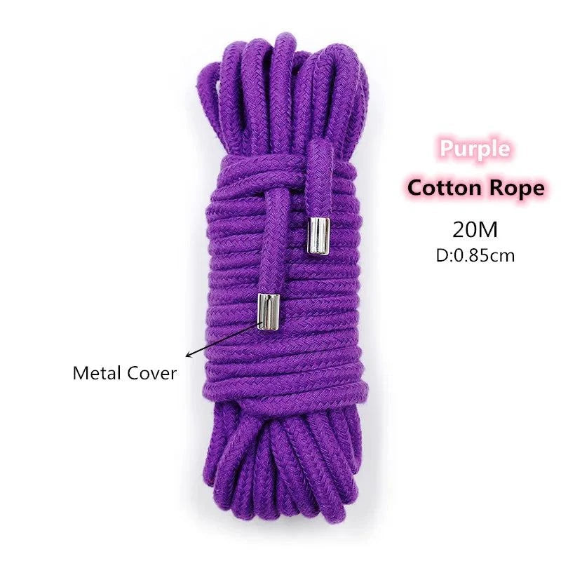 Cuerda de bondage japonesa de alta calidad: accesorio shibari/kinbaku para atar y juegos de rol.