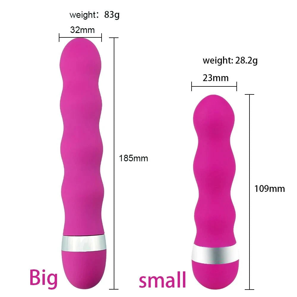 AV Stick & Anal Beads Dildo Vibrator Kit — G-Spot & Plug Attachment Set