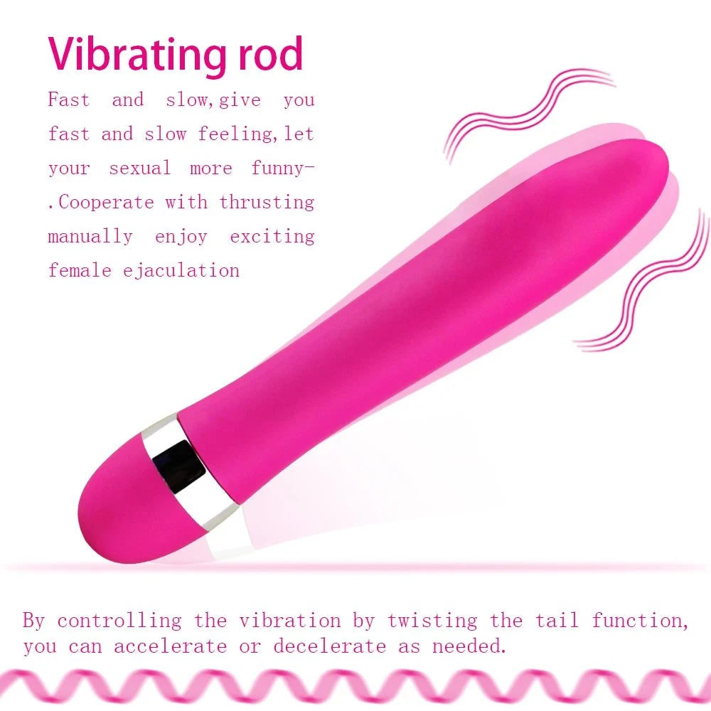 AV Stick & Anal Beads Dildo Vibrator Kit — G-Spot & Plug Attachment Set