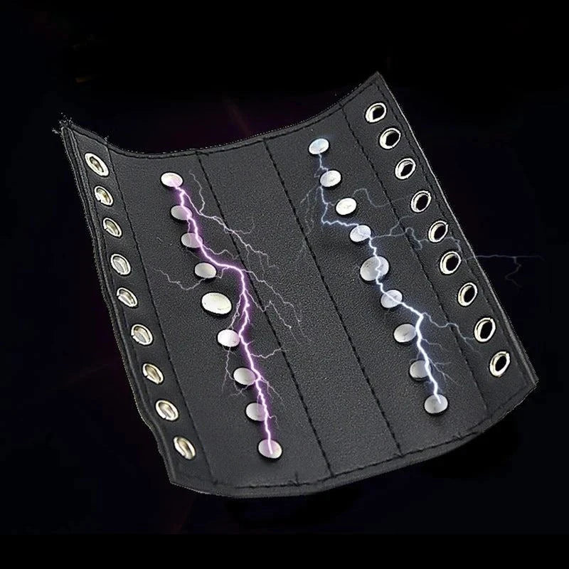 Varied Electro-Shock Penis Ring with electro-stim pulses for penis, prostate, and urethra stimulation