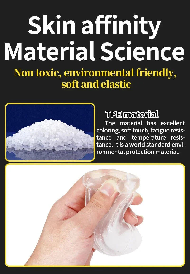 Electric Shock Penis Plug made of soft, non-toxic, elastic TPE material for comfortable electrostimulation and chastity play.