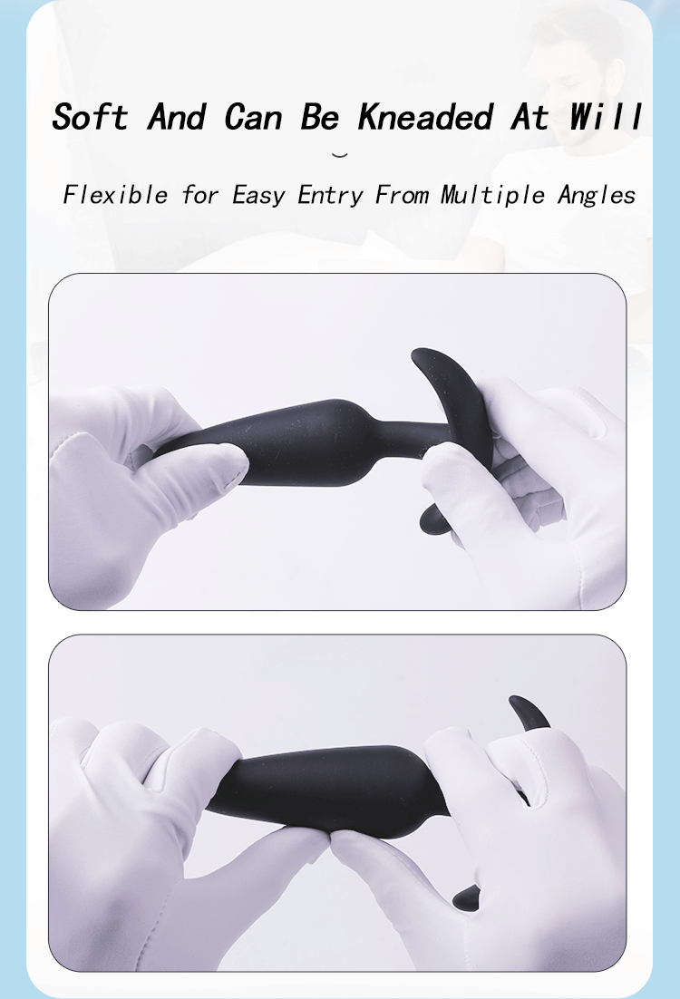 3-Piece Silicone Anal Plug Set – Soft & Flexible Butt Plugs