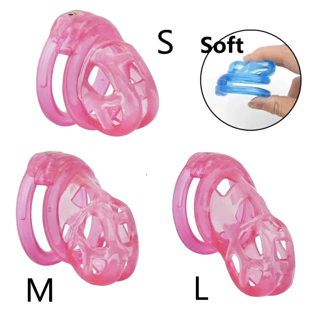 Soft Silicone Chastity Cage – Adjustable, Secure & Discreet Restraint Device
