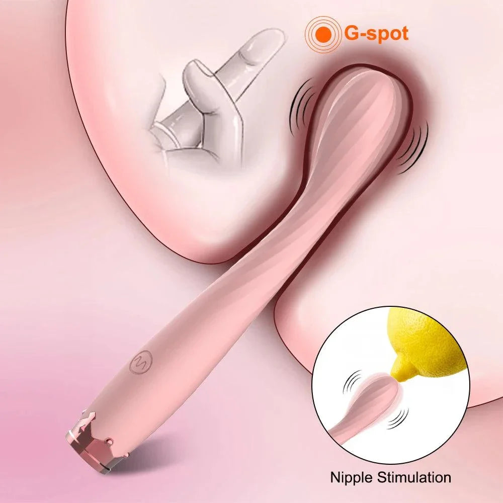8 Seconds to Orgasm G-Spot Vibrator finger-shaped silicone vibrator for G-spot, clitoral, and nipple stimulation