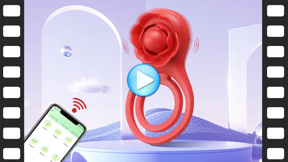 Adjustable Silicone Cock Ring & Extender – Delay Ejaculation & Dual Stimulation Device
