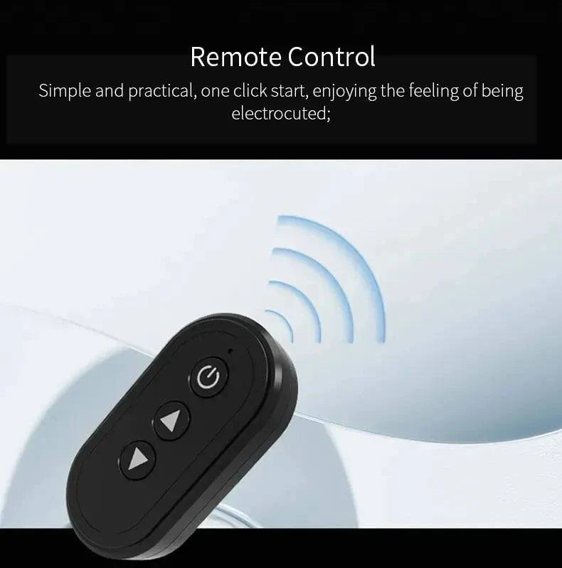 Wireless remote control for electric shock male chastity cage with urethral lock