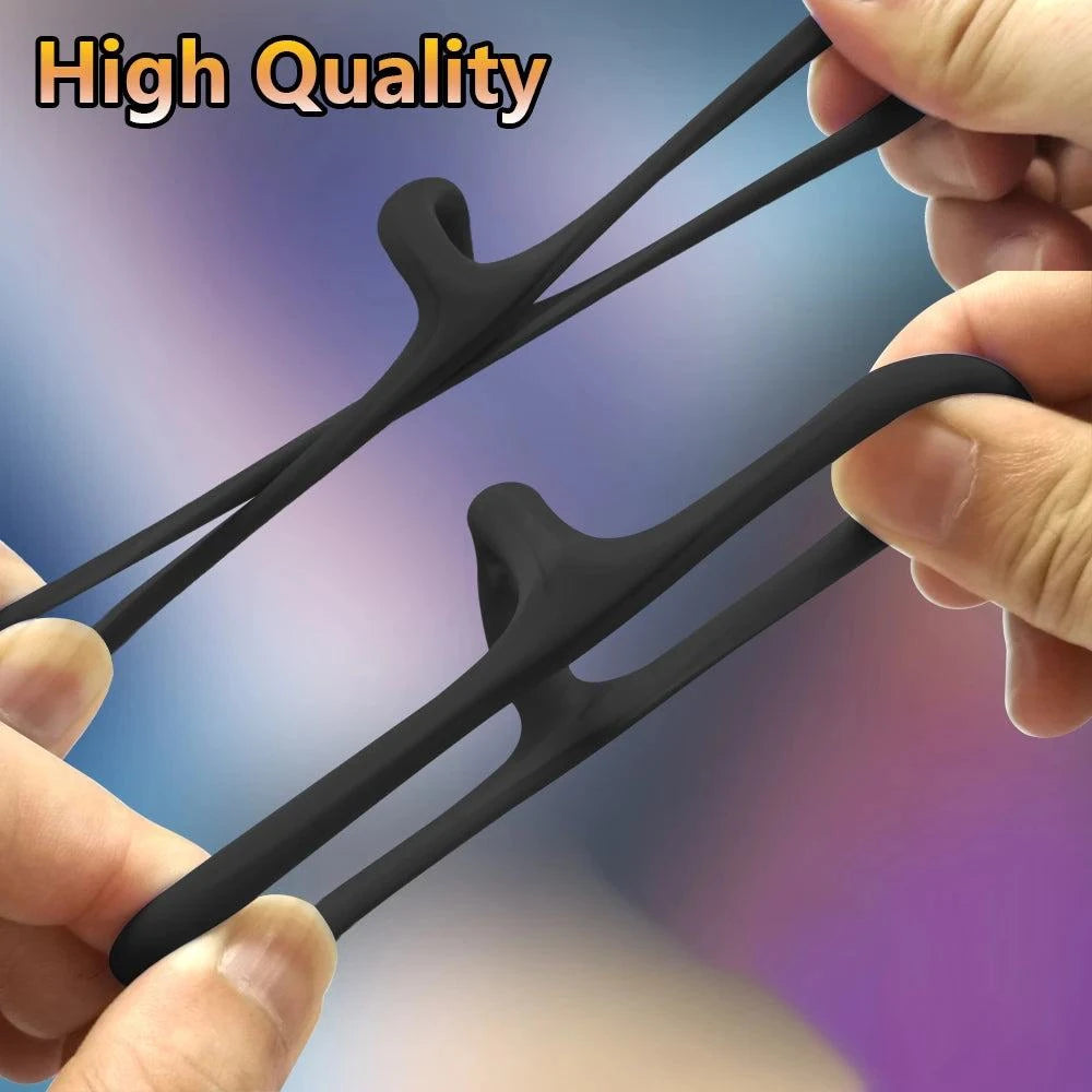 Cock / Penis Ring Masturbator — Delay & Enlargement Extender for Men & Couples