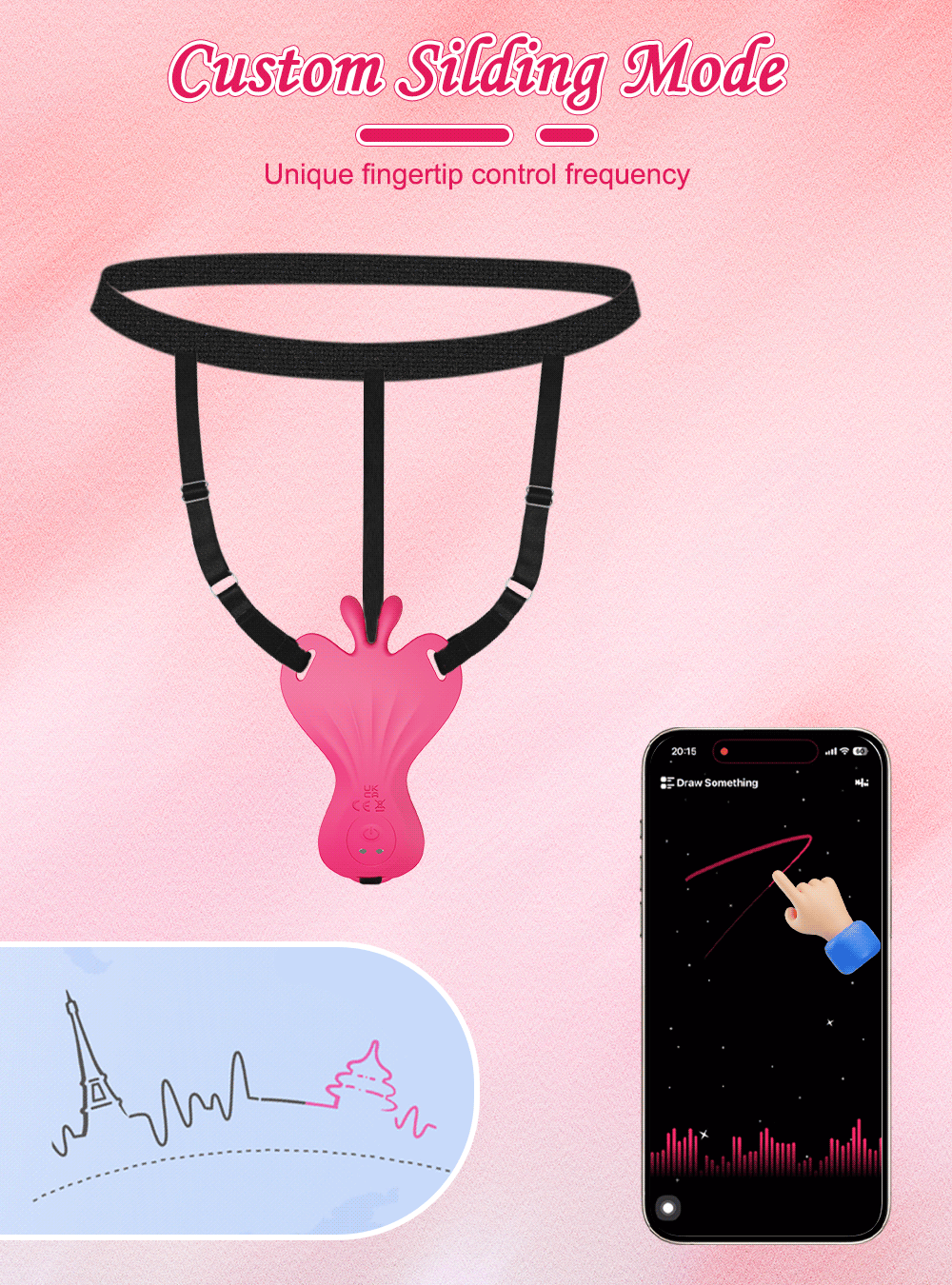 Sexy Adult Female App Control Panty Wearable Vibrator Female Clitoral G Spot Vibration Stimulator Adult Sex Toy for Couple