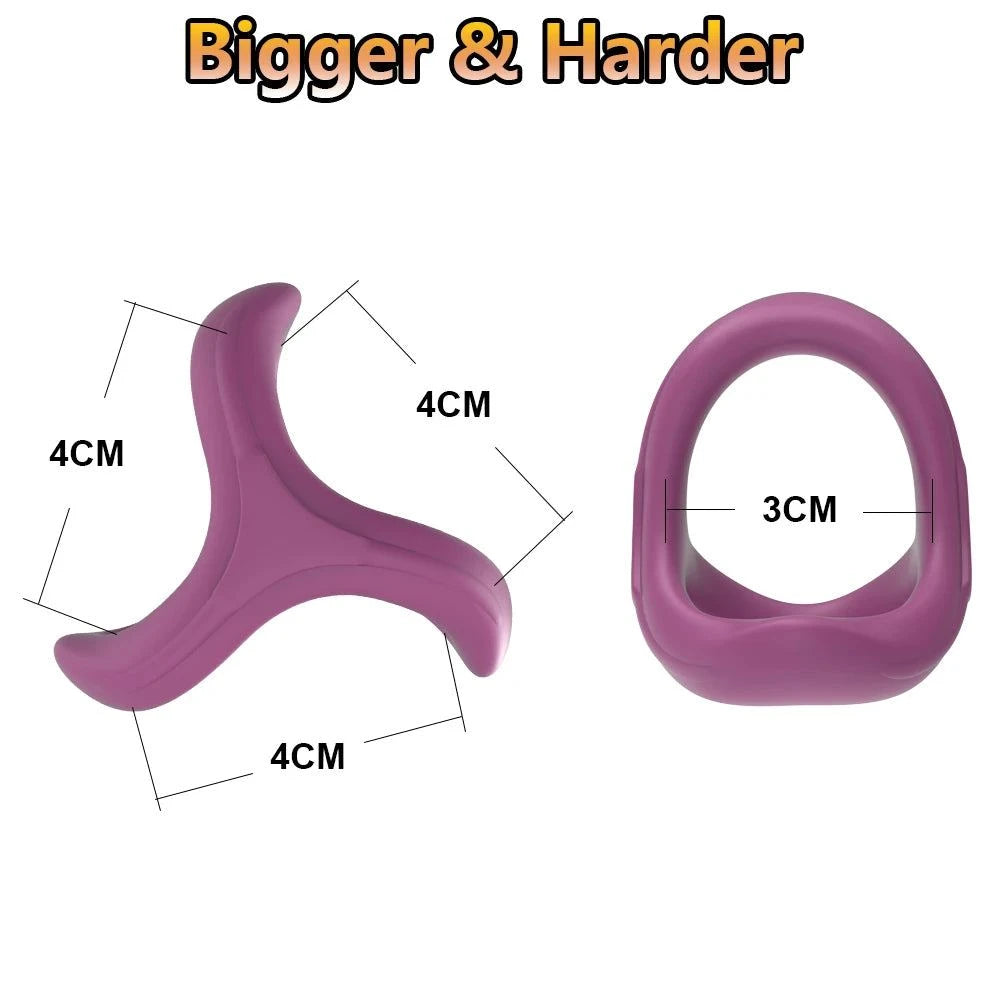 Cock / Penis Ring Masturbator — Delay & Enlargement Extender for Men & Couples