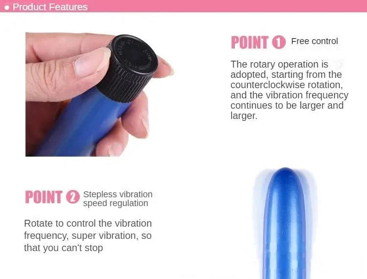 7-Inch Huge Dildo Vibrator — Dual Mode Dildo + Bullet for Deep Stimulation