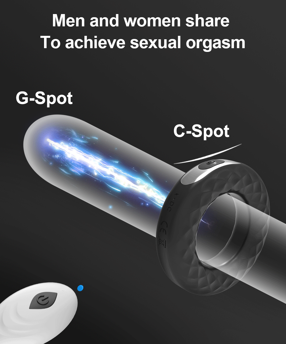 Vibrating Cock Ring — Stronger Erection & Ejaculation Delay for Men & Couples