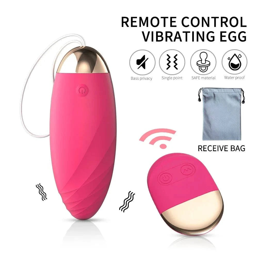 Wireless Remote Control Love Egg / Bullet Vibrator — Powerful Internal Stimulator