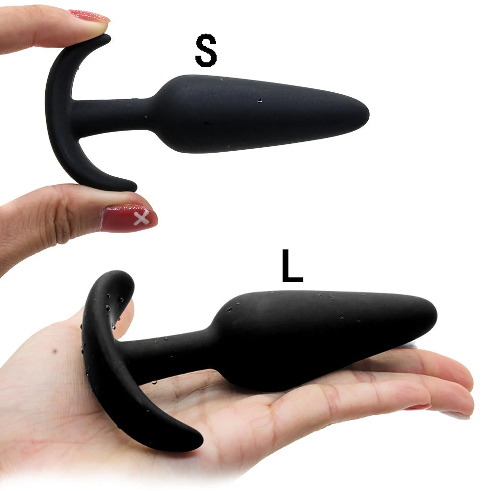 3-Piece Silicone Anal Plug Set – Soft & Flexible Butt Plugs