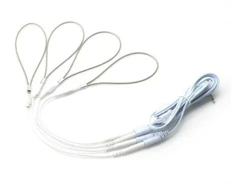 Varied Electro-Shock Penis Ring for electro-stim pleasure targeting penis, prostate, and urethra.