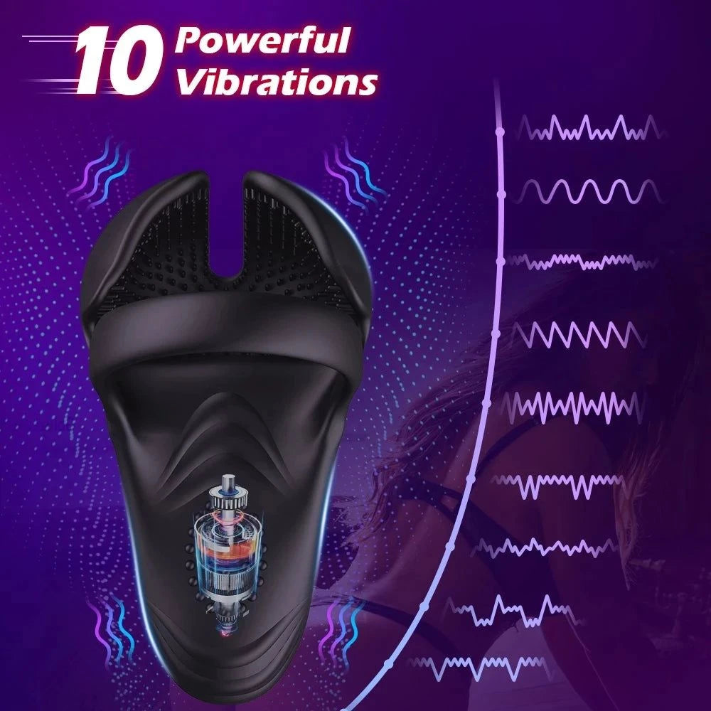 Silicone Remote Control Vibrating Cock Ring — Penis Ring with Strong Vibrations