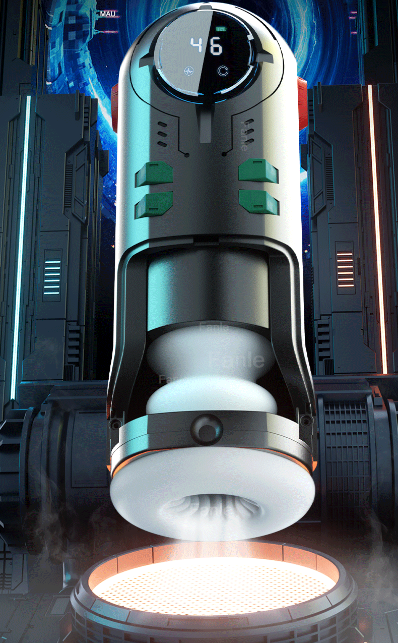 Automatic Male Masturbator Cup Telescopic Sucking Heated Pussy Blowjob Machine Thrusting Vibration Masturbation Sex Toy for Men