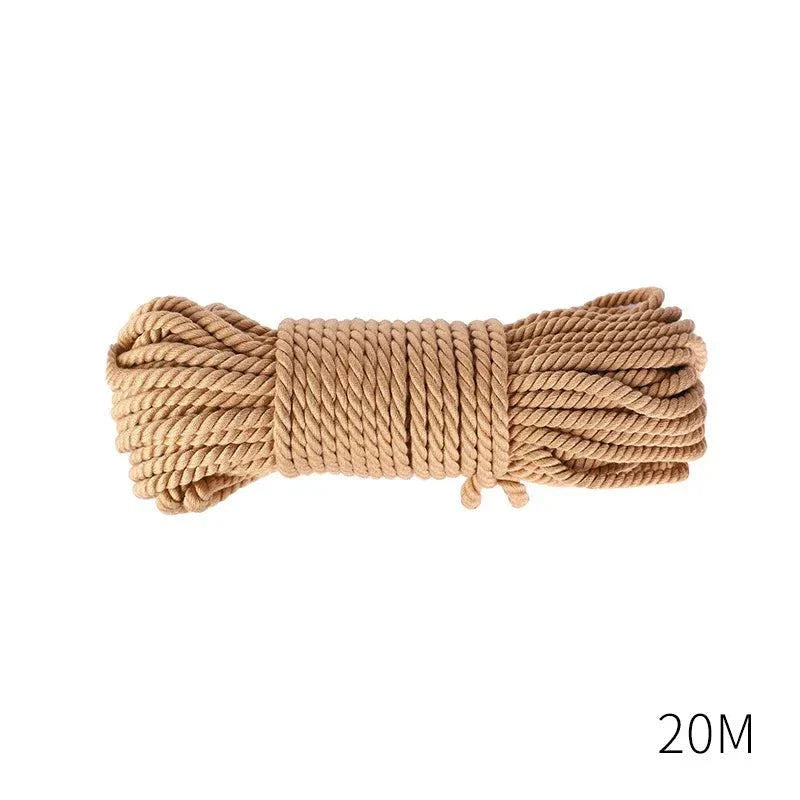 20-meter soft cotton rope for BDSM bondage and restraint kit