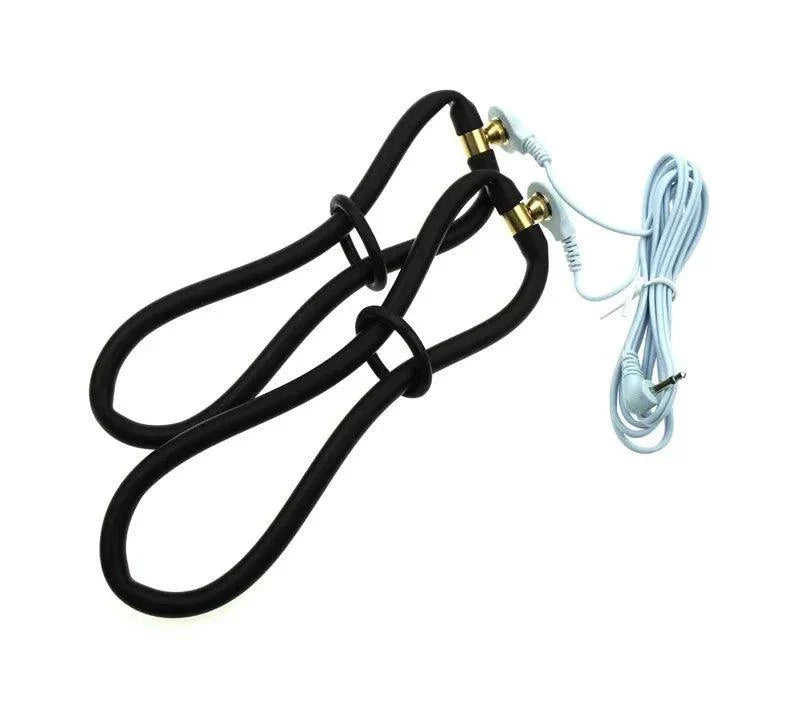 Varied Electro-Shock Penis Ring with electro-stim cock ring and prostate urethra stimulator
