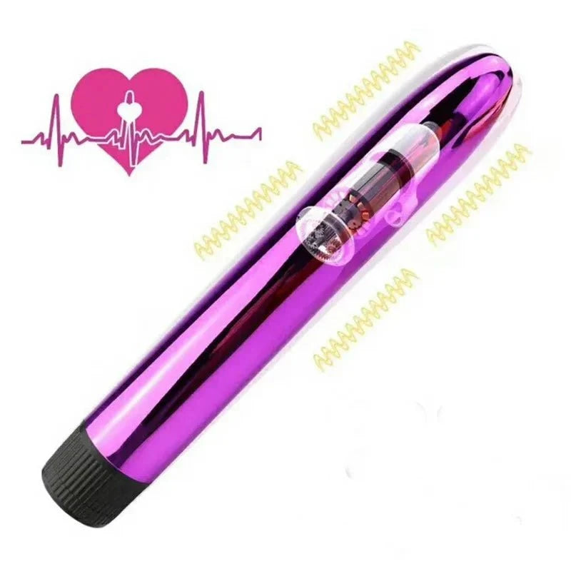 7-Inch Huge Dildo Vibrator — Dual Mode Dildo + Bullet for Deep Stimulation