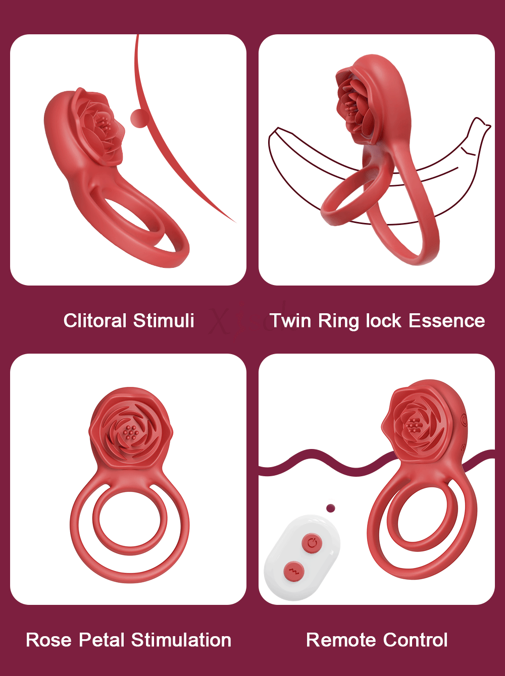 Adjustable Silicone Cock Ring & Extender – Delay Ejaculation & Dual Stimulation Device
