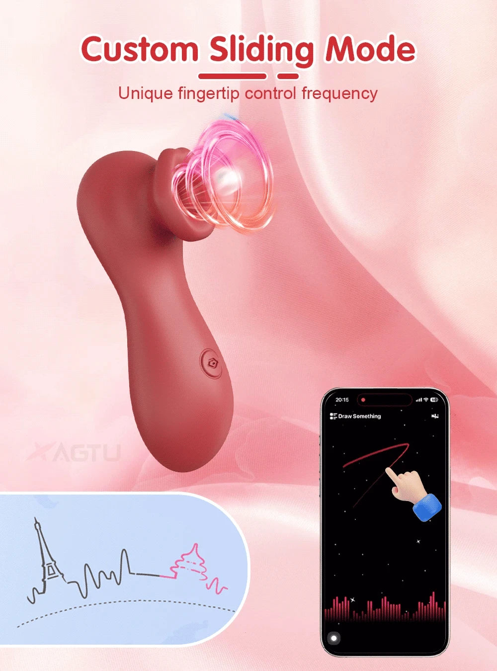 APP-Controlled Sucking Vibrator — Clit & Nipple Stimulator with Suction + Vibration