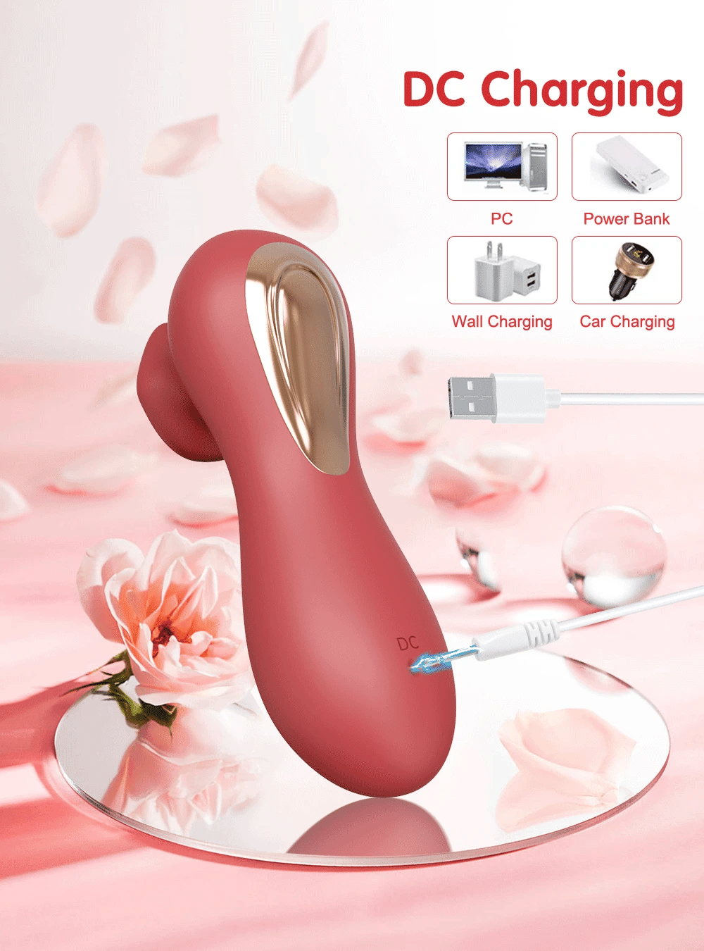 APP-Controlled Sucking Vibrator — Clit & Nipple Stimulator with Suction + Vibration