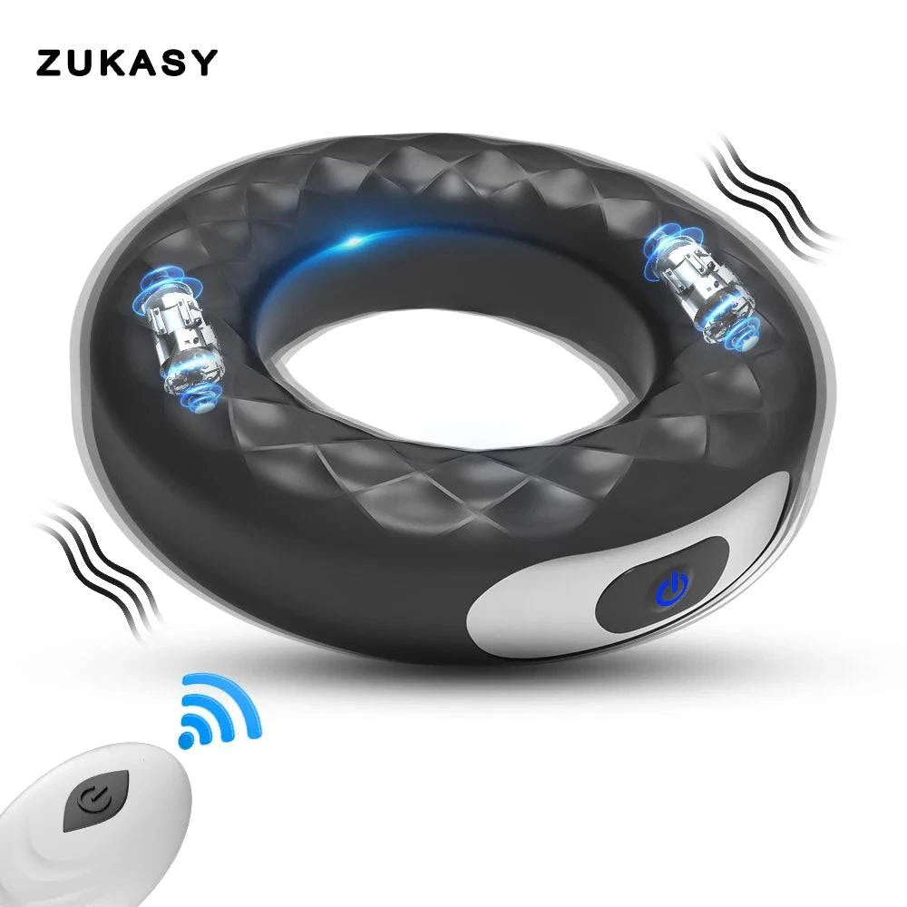 Vibrating Cock Ring — Stronger Erection & Ejaculation Delay for Men & Couples