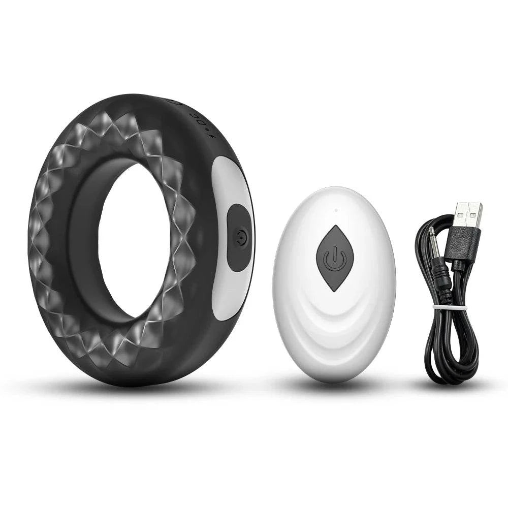 Vibrating Cock Ring — Stronger Erection & Ejaculation Delay for Men & Couples