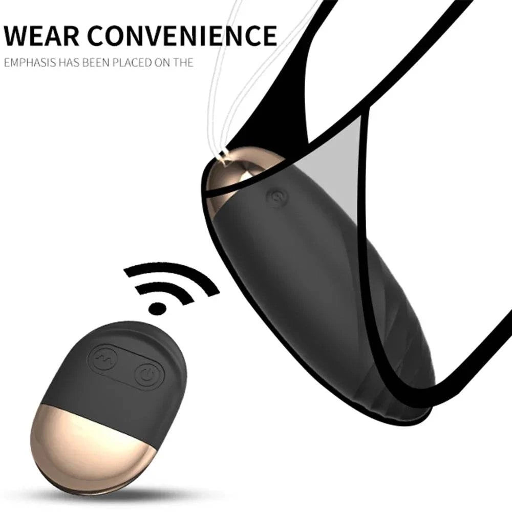 Wireless Remote Control Love Egg / Bullet Vibrator — Powerful Internal Stimulator