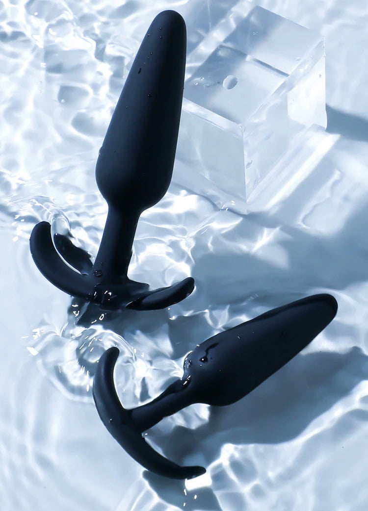3-Piece Silicone Anal Plug Set – Soft & Flexible Butt Plugs