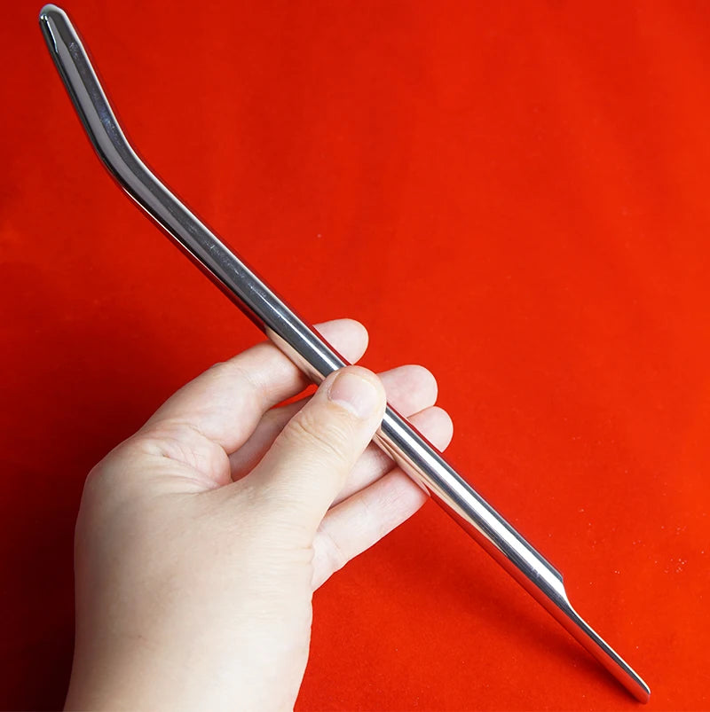 Stainless Steel Long Urethral Sound & Penis Plug Rod — Advanced Urethral Toy for Men