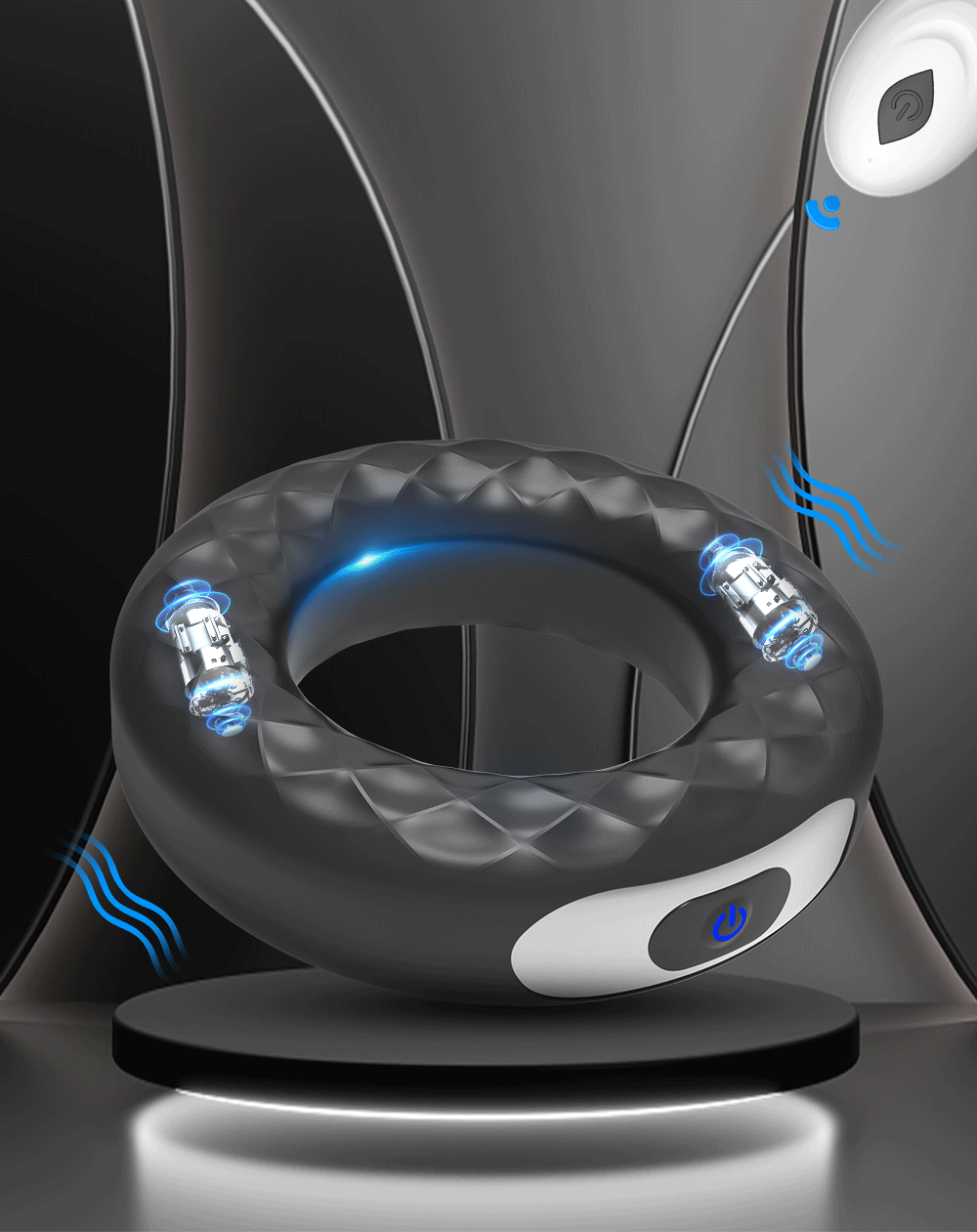 Vibrating Cock Ring — Stronger Erection & Ejaculation Delay for Men & Couples