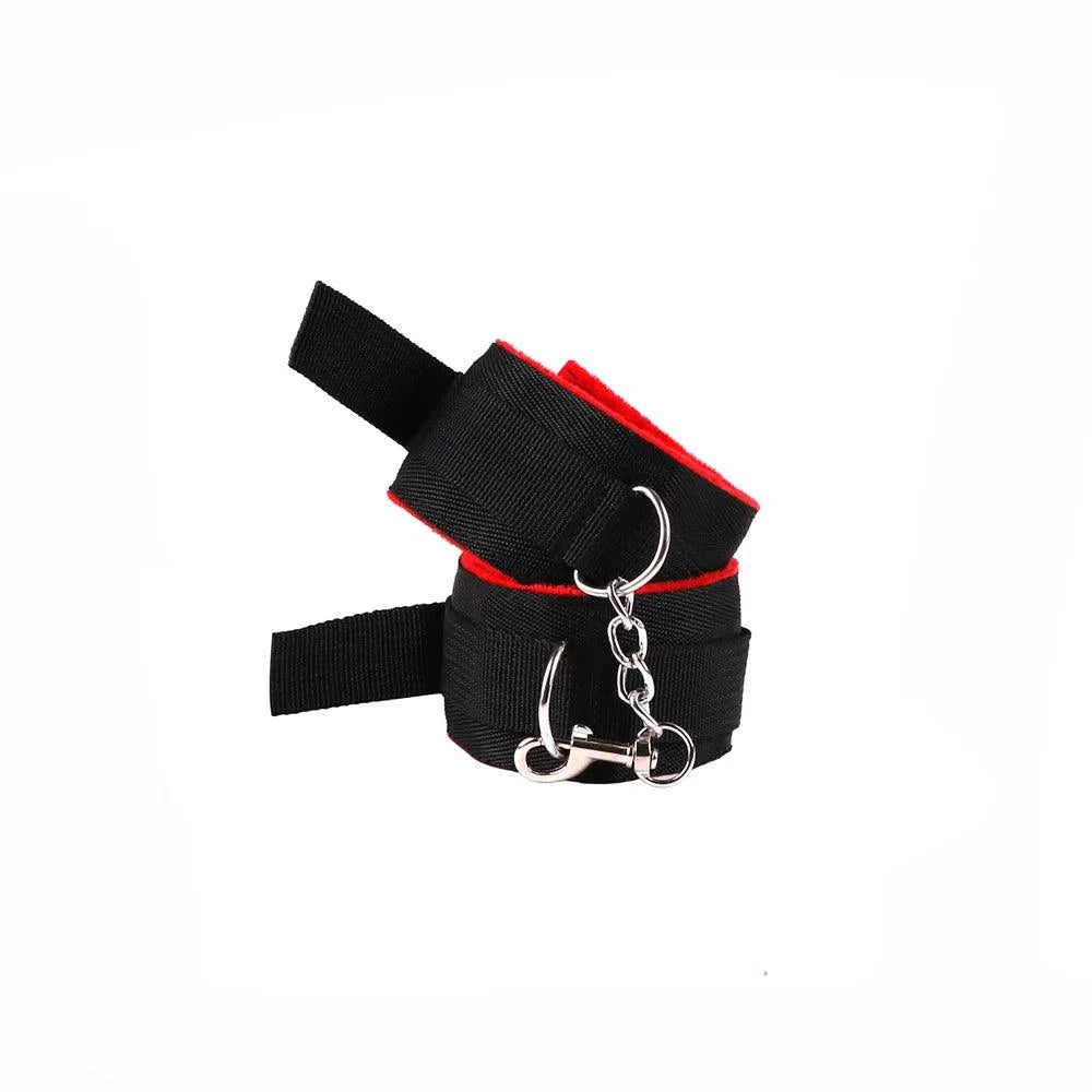 Soft Plush Fur BDSM Handcuffs / Ankle Cuffs — Comfort Restraint Set