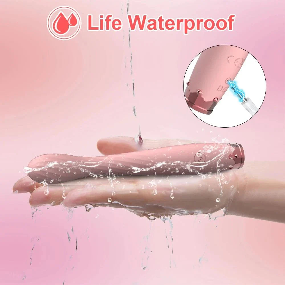 8 Seconds to Orgasm G-Spot Vibrator finger-shaped waterproof silicone vibe for clitoral and nipple stimulation