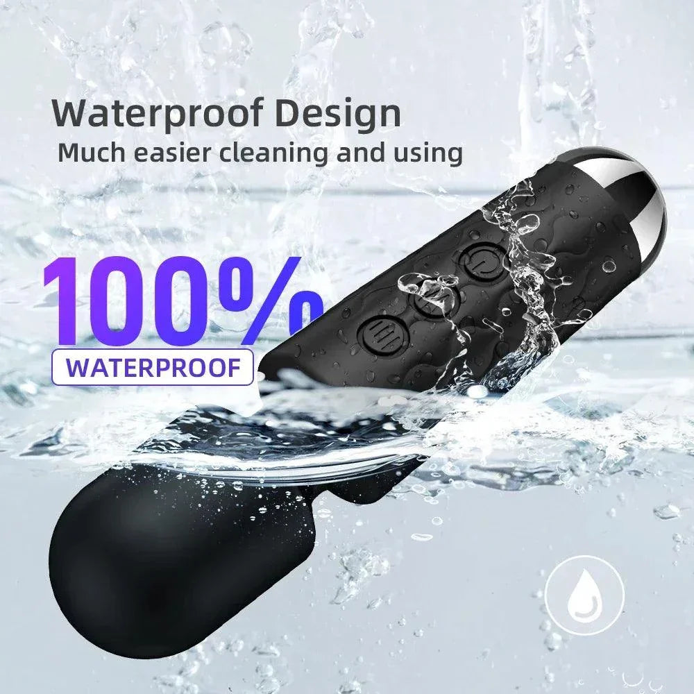 20-Speed Powerful AV Vibrator waterproof wand with multiple vibration modes for G-spot, clitoral, and nipple stimulation