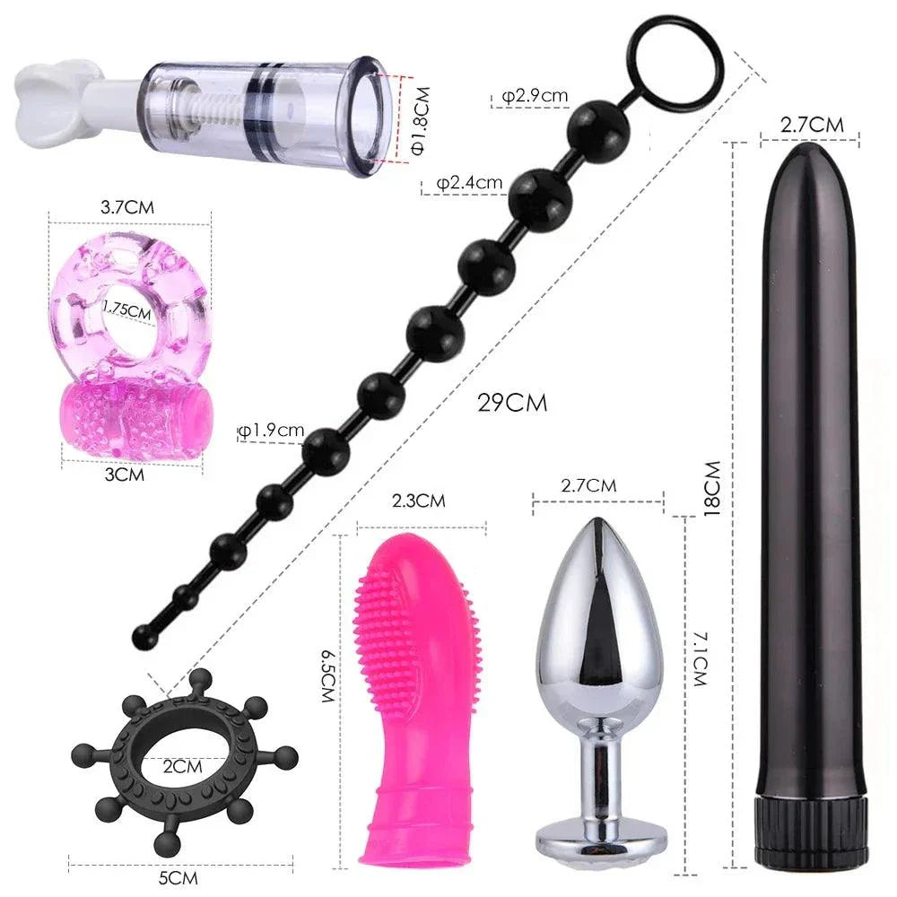 Plush & Nylon BDSM Kit with whip, cuffs, nipple clamps, blindfold, and soft bondage accessories for couples