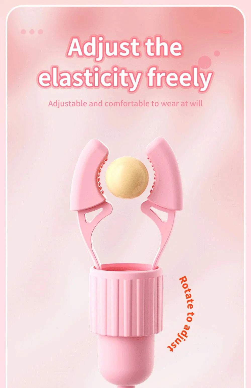Pink adjustable nipple clamps vibrator with suction and tongue-licking clit stimulator features flexible elasticity and multi-mode stimulation