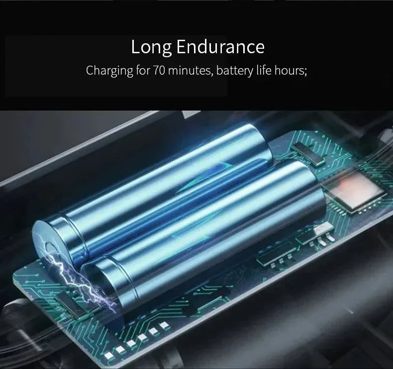 Wireless remote control electric shock male chastity cage battery close-up