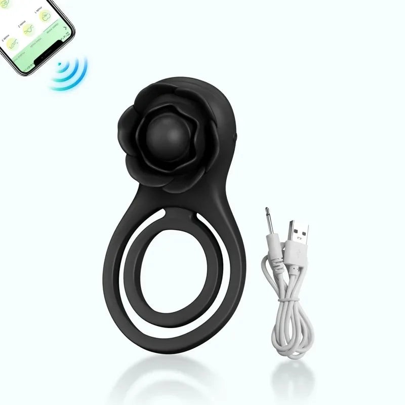 Adjustable Silicone Cock Ring & Extender – Delay Ejaculation & Dual Stimulation Device