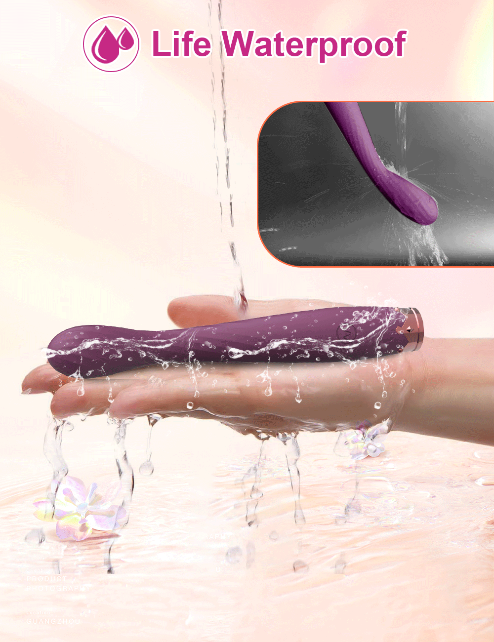 8 Seconds to Orgasm G-Spot Vibrator finger-shaped waterproof silicone for clitoral and nipple stimulation